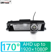 170 laipsnių AHD 1920x1080P HD CCD galinio vaizdo kamera, skirta TOYOTA RAV4 XA30 2006-2012 naktinio matymo automobilio atsarginis atbulinės eigos statymo monitorius
