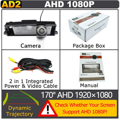 170 laipsnių AHD 1920x1080P HD CCD galinio vaizdo kamera, skirta TOYOTA RAV4 XA30 2006-2012 naktinio matymo automobilio atsarginis atbulinės eigos statymo monitorius