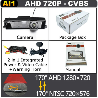 170 laipsnių AHD 1920x1080P HD CCD galinio vaizdo kamera, skirta TOYOTA RAV4 XA30 2006-2012 naktinio matymo automobilio atsarginis atbulinės eigos statymo monitorius