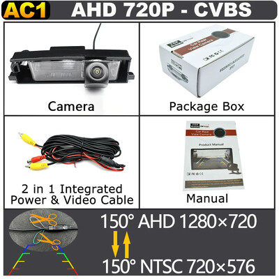 170 laipsnių AHD 1920x1080P HD CCD galinio vaizdo kamera, skirta TOYOTA RAV4 XA30 2006-2012 naktinio matymo automobilio atsarginis atbulinės eigos statymo monitorius