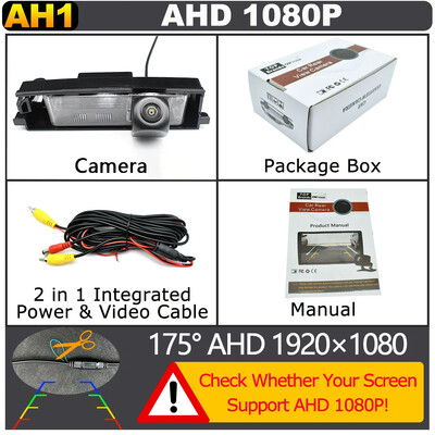 170 laipsnių AHD 1920x1080P HD CCD galinio vaizdo kamera, skirta TOYOTA RAV4 XA30 2006-2012 naktinio matymo automobilio atsarginis atbulinės eigos statymo monitorius