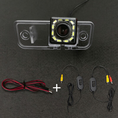 Juhtmeta auto CCD tagumine kaamera kalasilm 4 8 12 LED dünaamiline trajektoor Mercedes Benz Clk W209 W203 W219 E-klassi W211 2002-2008 jaoks