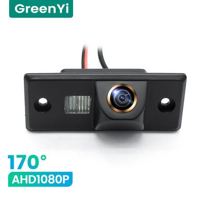 GreenYi 170° AHD 1080P auto tahavaatekaamera VW Volkswagen Santana Polo(3C) Tiguan Touareg Passat B4 B5 Skoda Fabi jaoks