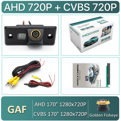 GreenYi 170° AHD 1080P automobilio galinio vaizdo kamera, skirta VW Volkswagen Santana Polo(3C) Tiguan Touareg Passat B4 B5 Skoda Fabi