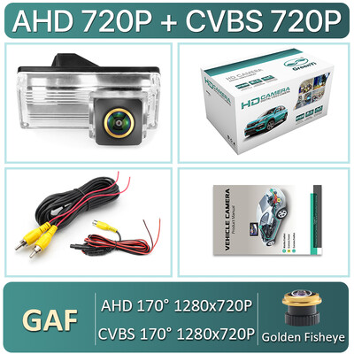 GreenYi 170° AHD 720P automobilio galinio vaizdo kamera, skirta Toyota Land Cruiser LC 100 120 200 Prado Reverse 4 kontaktų transporto priemonės stovėjimo vieta