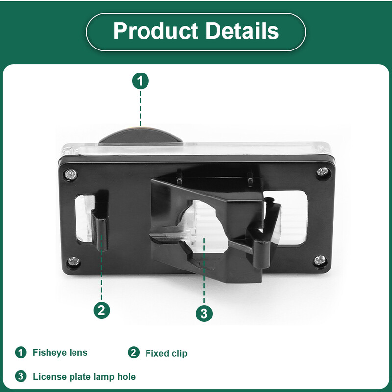 GreenYi 170° AHD 720P stražnja kamera za automobil za Toyotu Land Cruiser LC 100 120 200 Prado Reverse 4 pin Parking vozila