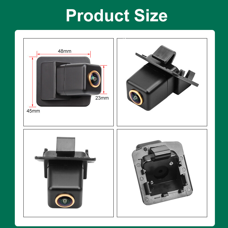 HD AHD 1920x1080P 1000TVL ūdensnecaurlaidīga transportlīdzekļa plāksnes atpakaļgaitas kamera Mercedes Benz W204 W212 W221 S Class