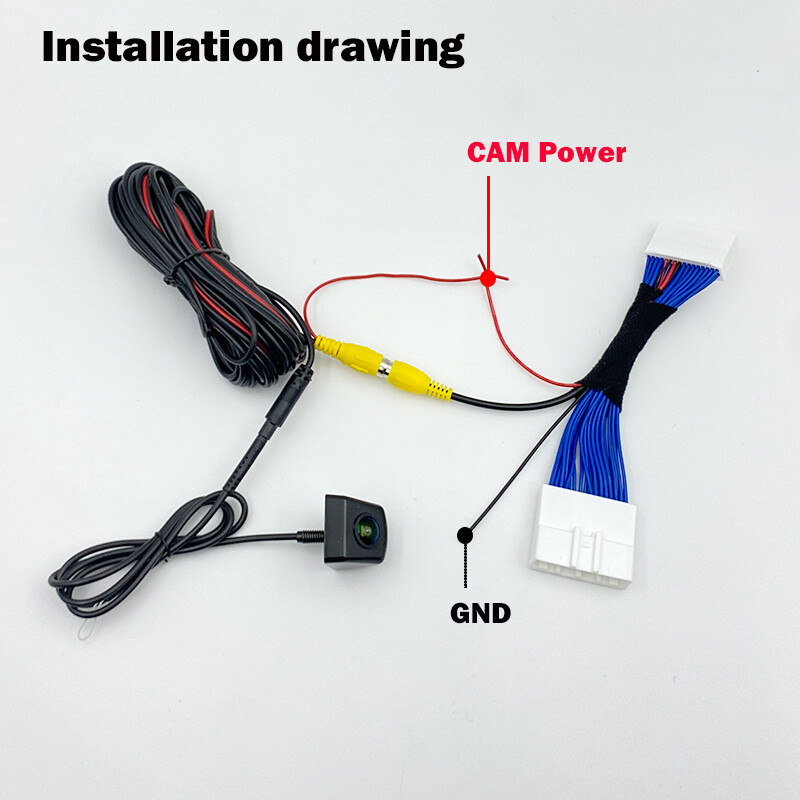 HICAMRUI hátsó tolatókamera Renault Talisman Scenic 4 J9 R9 Megane 4 IV 2016 2017 2018-2020 R-link 2 rendszerű OEM képernyőhöz
