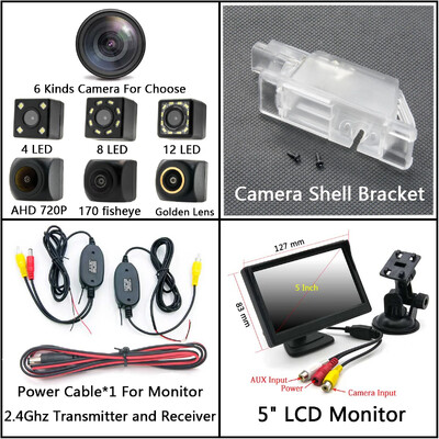 170-kraadine kalasilm 12LED AHD tahavaatekaamera Peugeot 508 301 406 408 308 208 3008 307 407 sedaani parkimispeegli monitorile