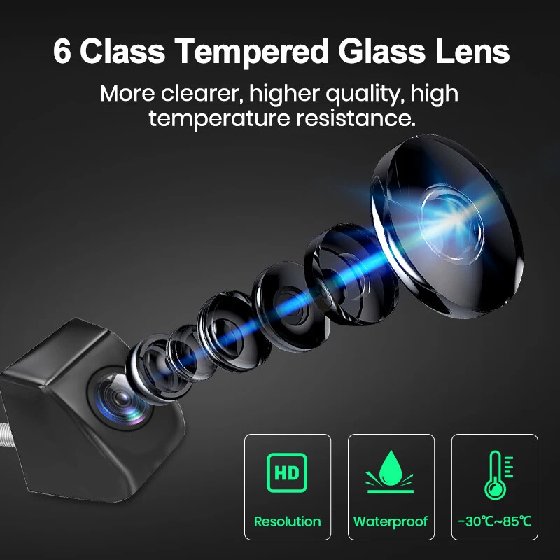 AWESAFE Universal HD 1080P AHD auto tagumine kaamera veekindel 120° /140° / 145° lainurk sõiduki parkimine tagurpidi