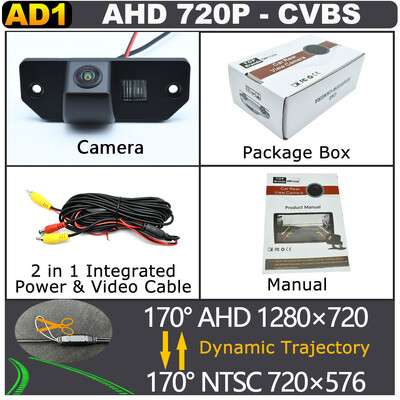 AHD 1920x1080P automobilio atsarginė kamera, skirta Ford Focus 2 sedanui C-MAX Turnier Wagon 5D universalui 2004–2011 m. automobilio galinio atbulinio statymo monitorius