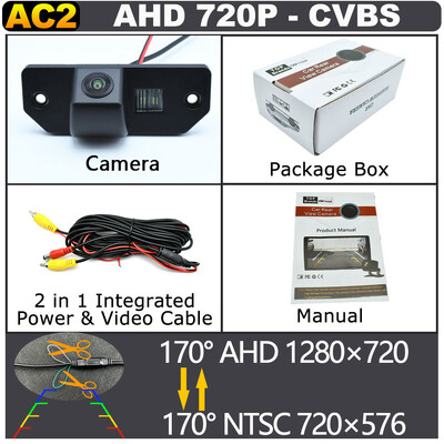 AHD 1920x1080P automobilio atsarginė kamera, skirta Ford Focus 2 sedanui C-MAX Turnier Wagon 5D universalui 2004–2011 m. automobilio galinio atbulinio statymo monitorius