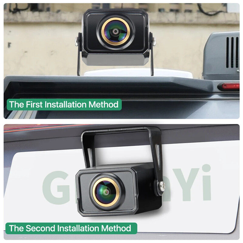 GreenYi AHD1080P PAL-süsteem Aviation 4 kontaktiga peakaabel kalasilma objektiivi auto ruudukujuline tahavaatekaamera öönägemissõiduk GP555