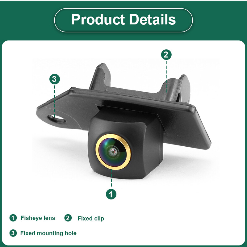 GreenYi 170° AHD auto tahavaatekaamera Mitsubishi ASX 2011-2016 Night Vision tagurdava sõiduki parkimise jaoks