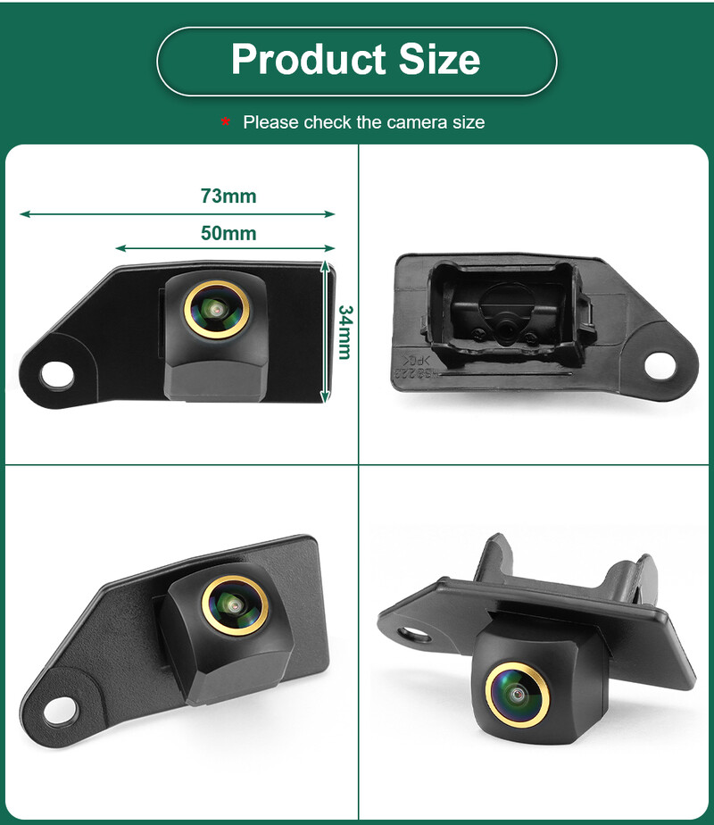 GreenYi 170° AHD auto tahavaatekaamera Mitsubishi ASX 2011-2016 Night Vision tagurdava sõiduki parkimise jaoks