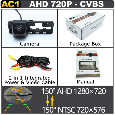 AHD 1920x1080P automobilio kamera, skirta Honda Civic 2006 2007 2008 2009 2010 2011 MK8 automobilio galinio vaizdo kameros laikiklio valstybinio numerio lemputė