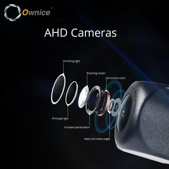 AHD 1080P Κάμερα οπισθοπορείας αυτοκινήτου Night Vision HD για Universal Android ραδιόφωνο αυτοκινήτου Αναπαραγωγή συστήματος πολυμέσων Εφεδρική στάθμευση οχήματος