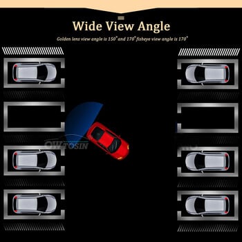 170° AHD 1080P Golden Lens Reverse Vehicle Camera For Kia Carnival III 2008 2009 2010 2011 2012 2013 2014 RearView Monitor