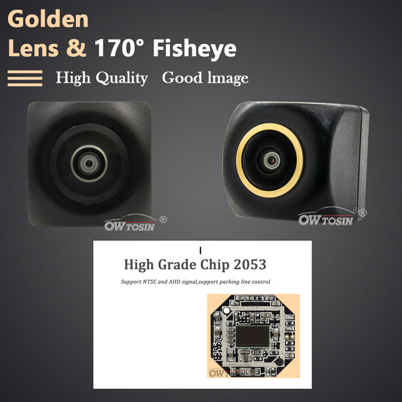 170° AHD 1080P Golden Lens atpakaļgaitas transportlīdzekļa kamera Kia Carnival III 2008 2009 2010 2011 2012 2013 2014 atpakaļskata monitors