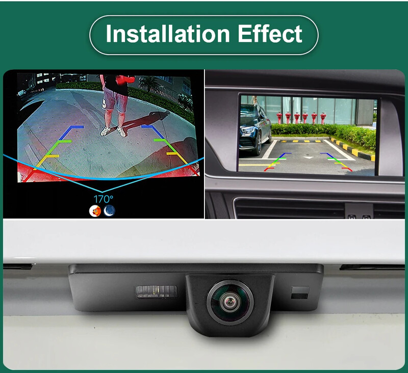 GreenYi AHD 1080P sõiduki öönägemisplaadi tagurduskaamera Audi TT S5 RS5 S6 S7 A5 A7 2011-2014 auto tahavaatekaamera jaoks