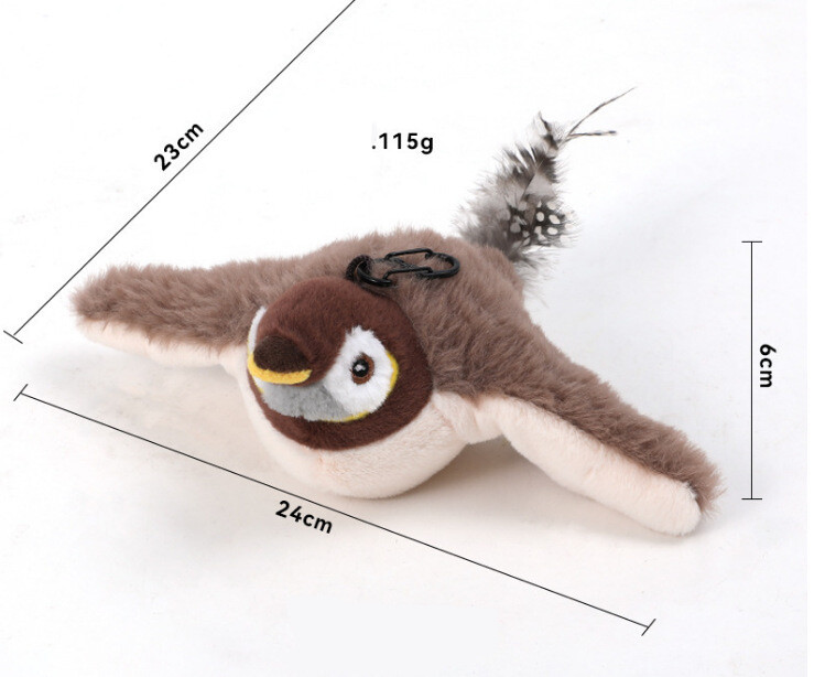 ✅Παιχνίδι με ηλεκτρικό τρέμουλο πουλί γάτα παιχνίδι γάτα που ουρλιάζει πουλί παιχνίδι γάτα παιχνίδι αυτοψυχαγωγίας ραβδί γάτας διασυνοριακή παρτίδα