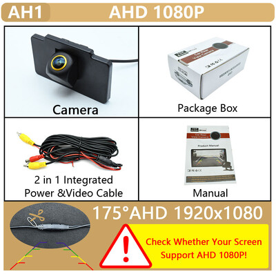 Automobilio AHD 1080P 170° auksinio objektyvo galinio vaizdo automobilio kamera, skirta Kia Cadenza/Kia K7 (VG) 2010 2011 2012 2013 2014 m. atbulinės eigos monitorius