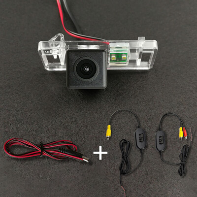 Vezeték nélküli autós CCD hátsó kamera Fisheye 4 8 12 LED Dynamic Peugeot 307 308 408 508 Nissan Sunny X-Trail QASHQAI Lifan Geely