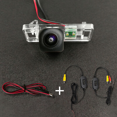 Vezeték nélküli autós CCD hátsó kamera Fisheye 4 8 12 LED Dynamic Peugeot 307 308 408 508 Nissan Sunny X-Trail QASHQAI Lifan Geely