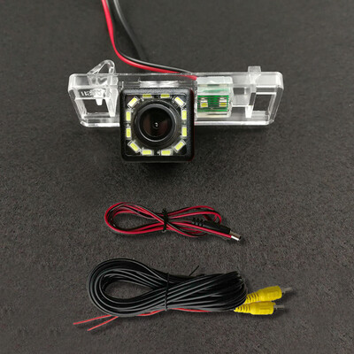 Vezeték nélküli autós CCD hátsó kamera Fisheye 4 8 12 LED Dynamic Peugeot 307 308 408 508 Nissan Sunny X-Trail QASHQAI Lifan Geely