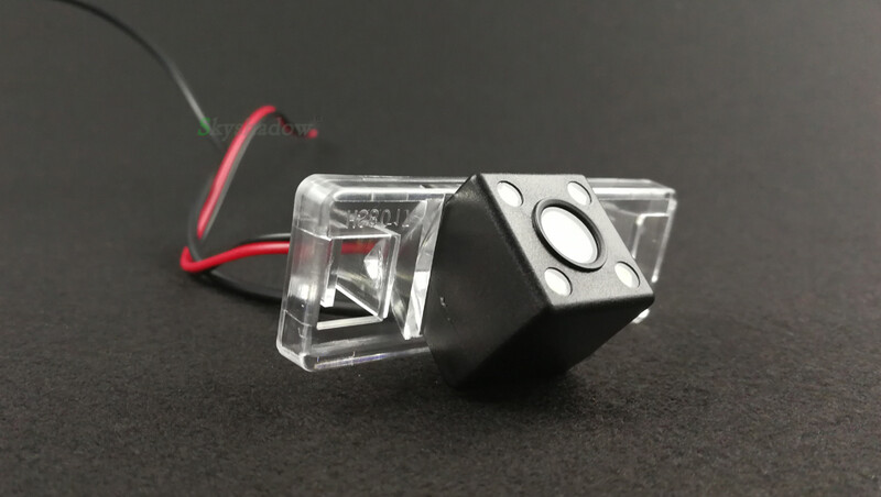 Vezeték nélküli autós CCD hátsó kamera Fisheye 4 8 12 LED Dynamic Peugeot 307 308 408 508 Nissan Sunny X-Trail QASHQAI Lifan Geely