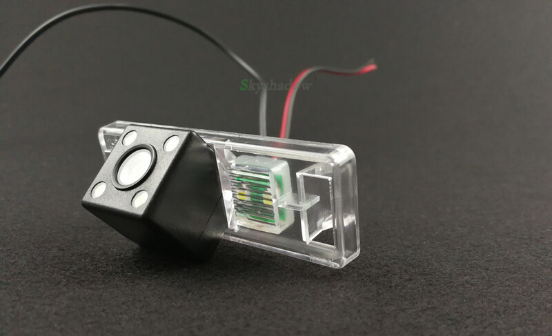 Vezeték nélküli autós CCD hátsó kamera Fisheye 4 8 12 LED Dynamic Peugeot 307 308 408 508 Nissan Sunny X-Trail QASHQAI Lifan Geely