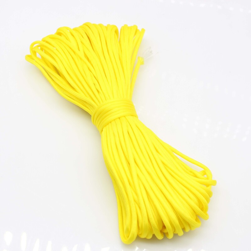 31m Направи си сам въже за чадър ръчно тъкано седемжилно въже за чадър оцеляване на открито приключение къмпинг катерене плетено ръчно въже