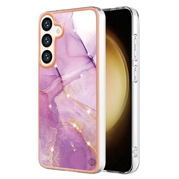 Sobib Samsung S24 Plus mobiiltelefoni ümbrisele kahepoolne IMD galvaniseeritud marmorist A15 5G kukkumisvastane kaitsekate