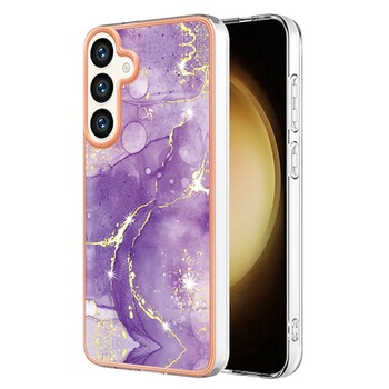 Sobib Samsung S24 Plus mobiiltelefoni ümbrisele kahepoolne IMD galvaniseeritud marmorist A15 5G kukkumisvastane kaitsekate