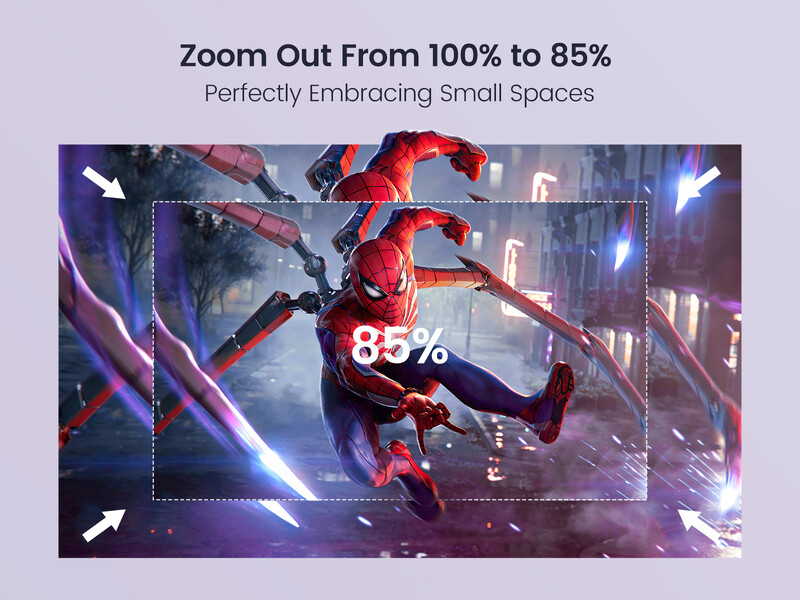 Wimius L1 miniprojektor Android 11 4K projektor 300 ANSI Native 720P WiFi BT5.0 Auto Keystone kaasaskantav 270° pööratav projektor