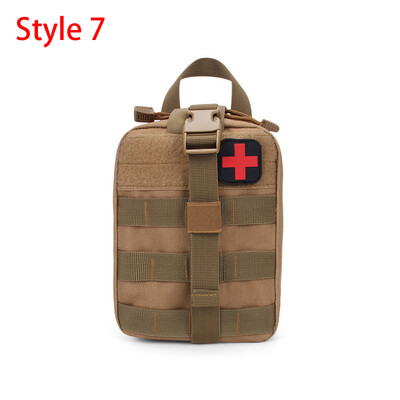 IFAK EDC Bag Geanta de talie Vesta de vanatoare Trusa de instrumente de urgenta Trusa de prim ajutor pentru exterior Geanta de supravietuire pentru camping