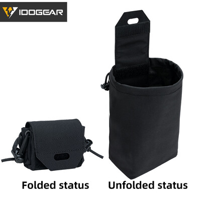 IDOGEAR Tactical sulankstomas perdirbimo maišelis, patvarus MOLLE lašinamas maišelis Mini 35116