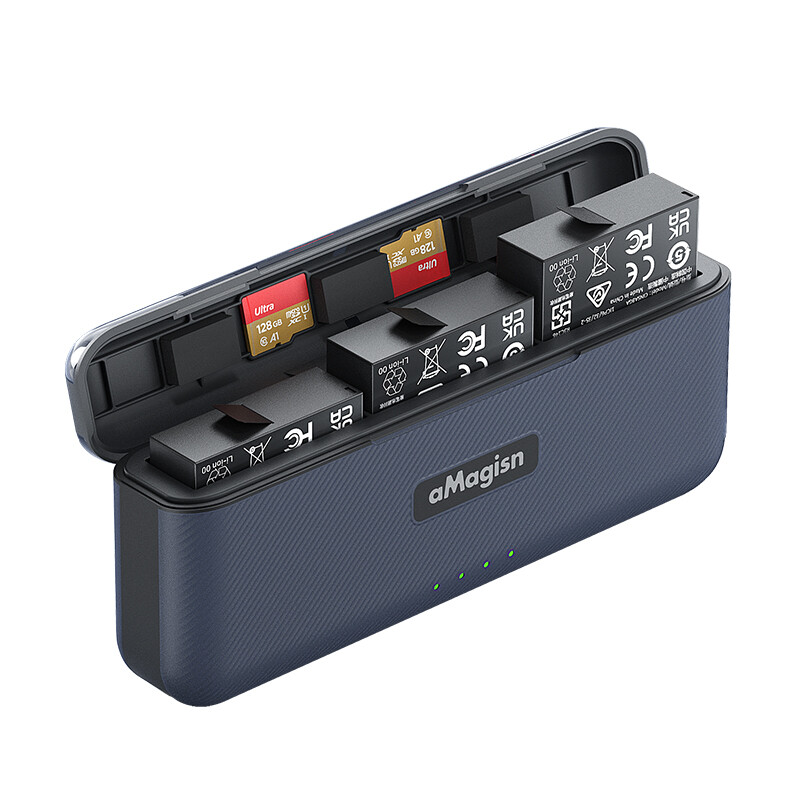 AMAGISN Insta360 Ace Pro 2 kiirlaadimiskasti akulaadija laadija salvestusümbris Insta 360 Ace Pro 2 ja Ace tarvikute jaoks