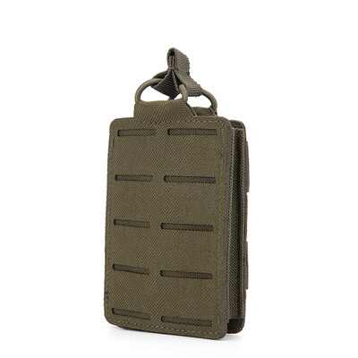 MOLLE 5.56 üksik kott M4 M16 hoidiku jaoks avatud ülaosaga kandja Multifunktsionaalne tarvikute koti kinnituspakett