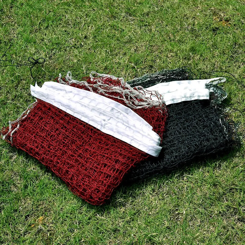 Uus professionaalne 6,1 x 0,75 m sporditreeningu standardvõrk võrkpalli sulgpalli tennisevõrk punane sulgpalli portatil välitennise võrk