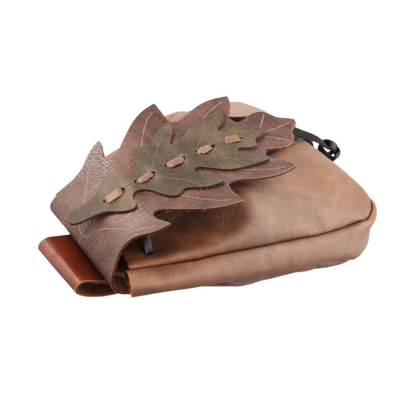 Nahast keskaegne vöökott Vintage käsitöö vöö kott Vöökott Vöökott