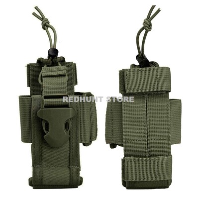 Reguleeritav taktikaline raadiohoidiku kott Molle kahesuunaline raadiokoti kotihoidja nailonist välitingimustes hoiukohver Walkie TalkieBag