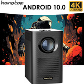HONGTOP Versiune globală S30MAX Mini 4K proiector LED BT WIFI Full HD 1080P Proiector portabil cu corecție trapezoială