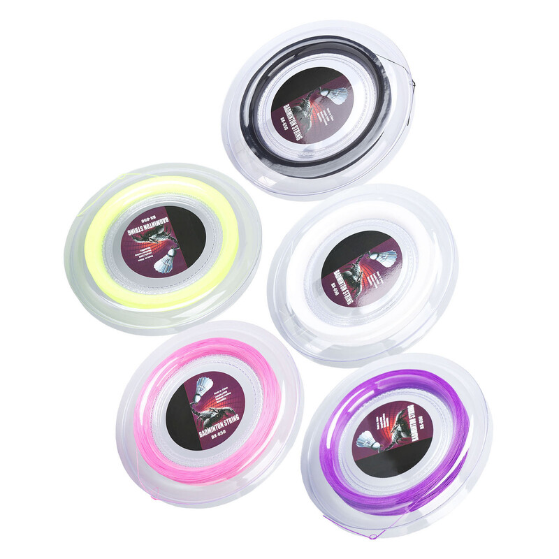 BX650 nailon, 0,72 mm sulgpallinöörid, 200 m rull, õhuke nõel, suure elastse võimsusega sulgpallireket, tugevus 22–26 naela