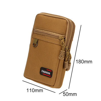 EDC Molle Bag Vyriškas Tactical Molle Krepšys Diržas Monetų Piniginė Juosmens Krepšys Lauko Juosmuo Fanny Pack Telefono Krepšys Stovyklavietės Krepšiai