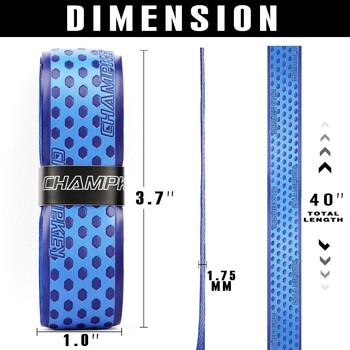 Dry Feel Bat Grip Tape PU ρίγες Ανθεκτική λαβή ρακέτας τένις Λαβή Raquete Αντιολισθητική ταινία μπέιζμπολ Tape Sport