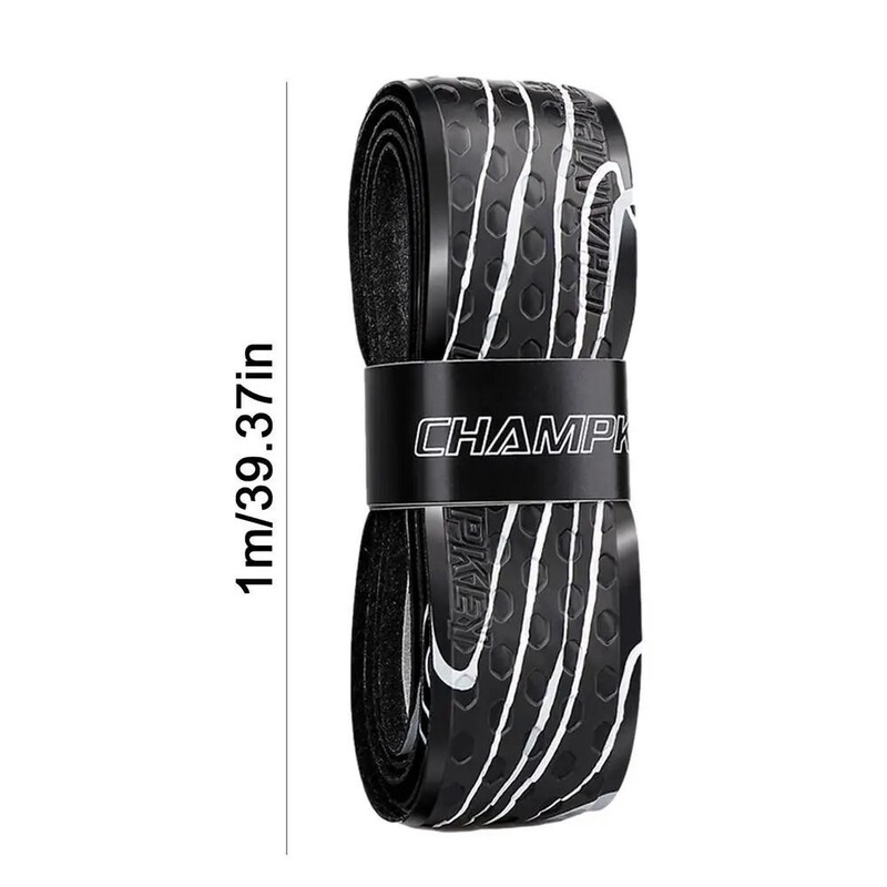 Kuiva tundega Bat käepideme teip PU triibud Kulumiskindel tennisereketi käepideme käepide rekett libisemisvastane pesapalli higipael Sport