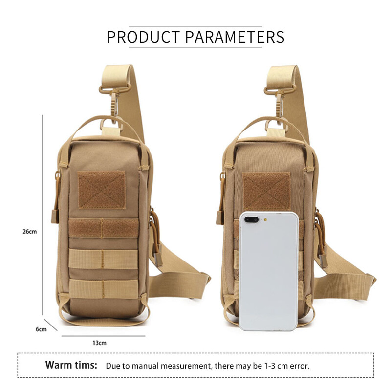 Sportlik rinnakott meestele veekindel õlakott väljas matkamiseks telkimiseks jahiks matkamiseks reisimiseks