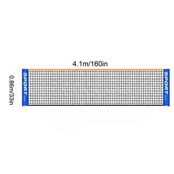 3.1/4.1/5.1/6.1M Φορητό αθλητικό δίχτυ αντισφαίρισης μπάντμιντον για μπάλες τένις Προπόνηση ποδοσφαίρου βόλεϊ σε υπαίθρια αθλητικά δίχτυα