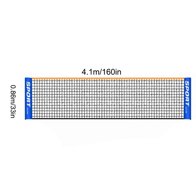 3,1/4,1/5,1/6,1M kaasaskantav sulgpalli tennisevõrk, hapupallide spordivõrk Tennis Jalgpall Võrkpallitreening Välispordivõrgud
